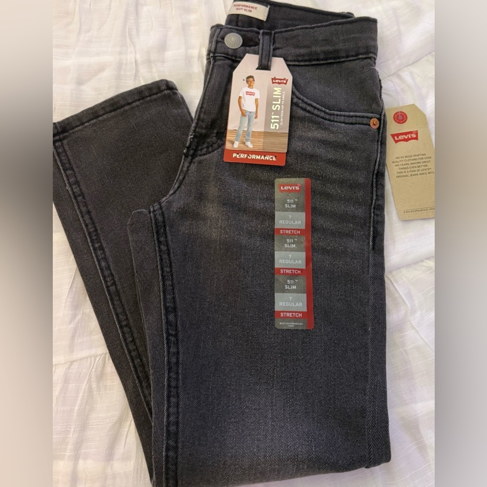 Levi's 511 Slim Jeans in Charcoal